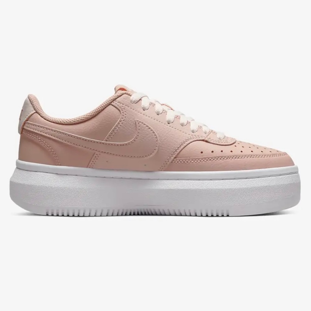 NIKE COURT VISION ALTA
LEATHER OXFORD PINK WHITE PLATFORM SNEAKER NEW W/BOX Sz9